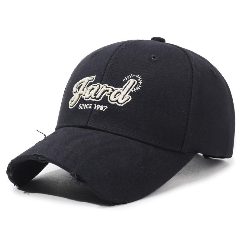 4sold Casquette Baseball Alphabet A-Z Rouge/Noir - Chapeau Unisexe Enfants Et Adultes
