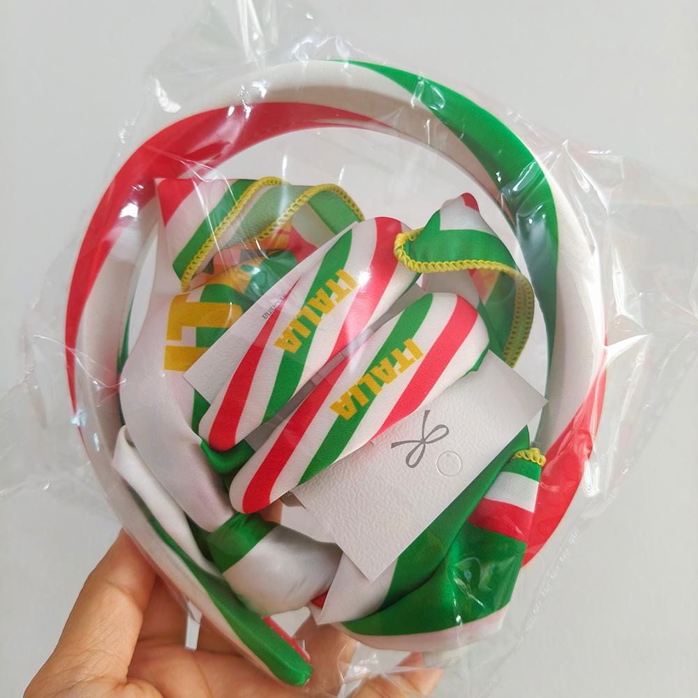 2026 3 Stück Fahnen Länder Set Stirnband Haarspange für Frauen Fußballfans Mode USA Mexiko Kanada Deutschland Fahne Haaraccessoire