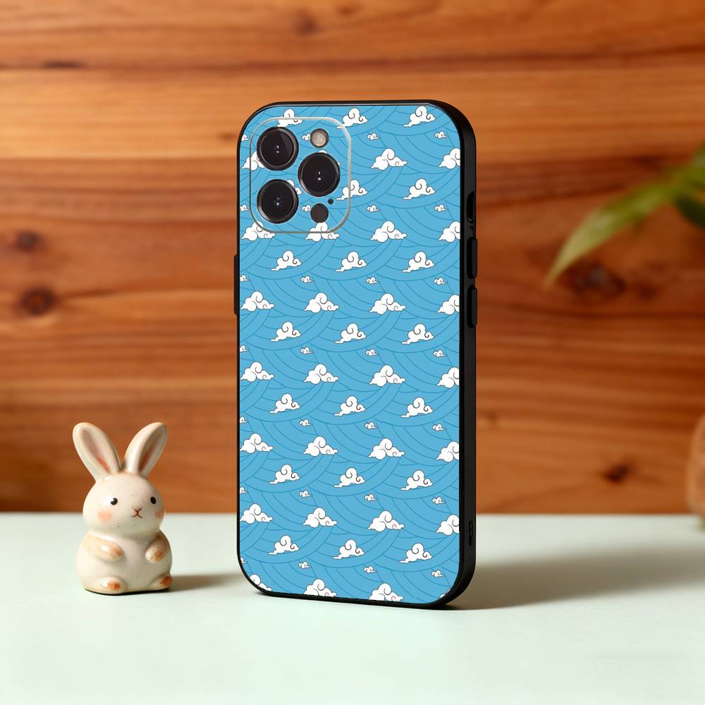J-Japanese G-Geometric P-Patterns Phone Case For iPhone17 16 15 14 13 12 11 Pro Max Plus,5G Soft Black Case