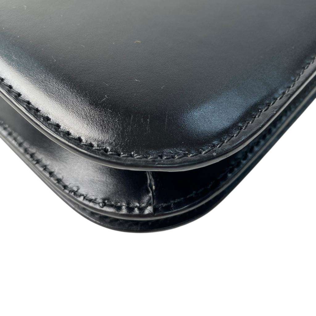 Used JIL SANDERShoulder Bag Black Leather Women