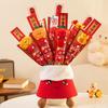 Christmas 2026 Plush Tanghulu Creative New Year Gift New Year'S  Decoration Ornament Tanghulu Bouquet Gift Photography Props