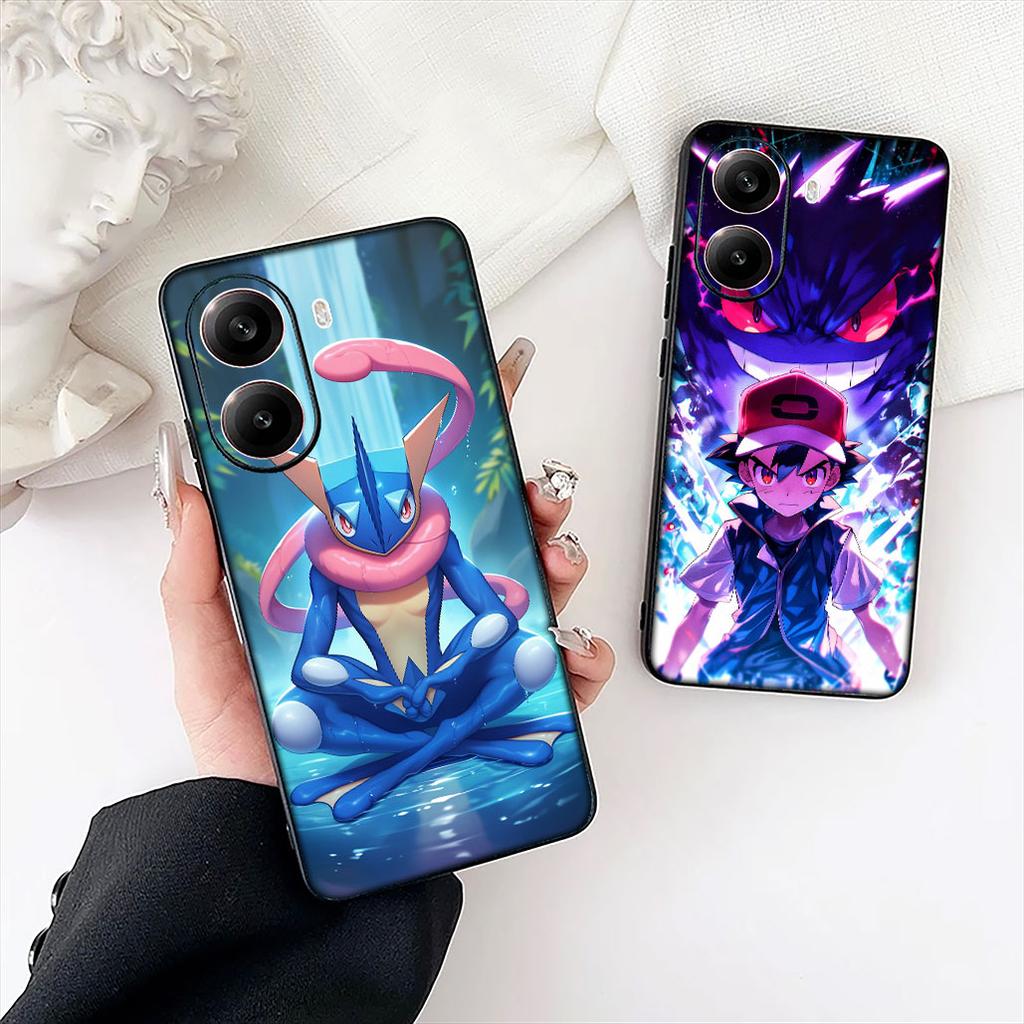 P-Pikachus P-Pokemons GO Gengar Protective Cover for OPPO A40 A60 A80 A38 A18 A17 A16 A78 A79 A54 A25 A57 4G 5G Phone Case