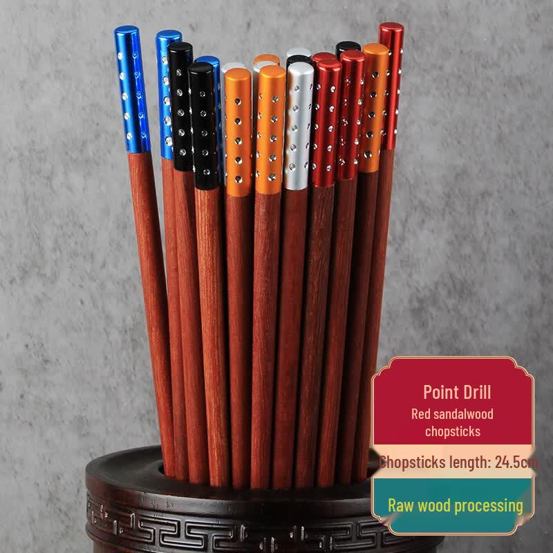 Jianmin Unpainted Solid Wood Chinese Style Gift Chopsticks
