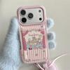 Sanrio Pink Stripe Cute Party iPhone 17/16 Pro Max/15/14 Case for Girls