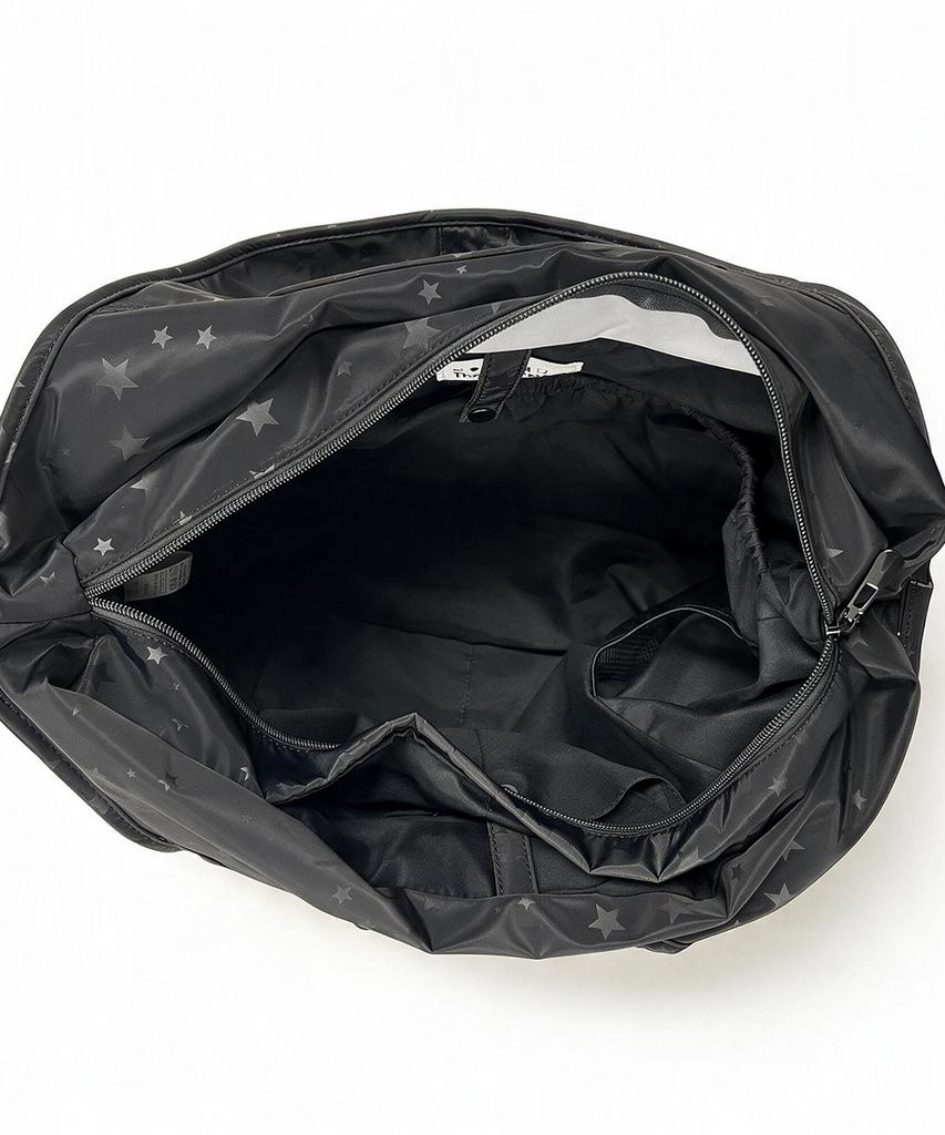 The Green Lab Star Nylon Shopper Bag [Black]