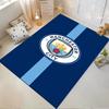 Manchester City Logo Area Rug for Fans Suitable for Use As an Anti-slip Game Mat for Living Room and Bedroom Sofas