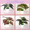 Artificial Plant Pot With Faux Greenery For Home Decor And Indoor Office