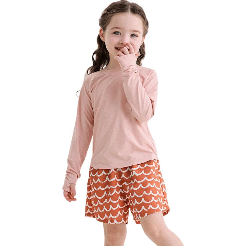 Yunerma Girls Sun Protection Quick-Dry Swimsuit 90