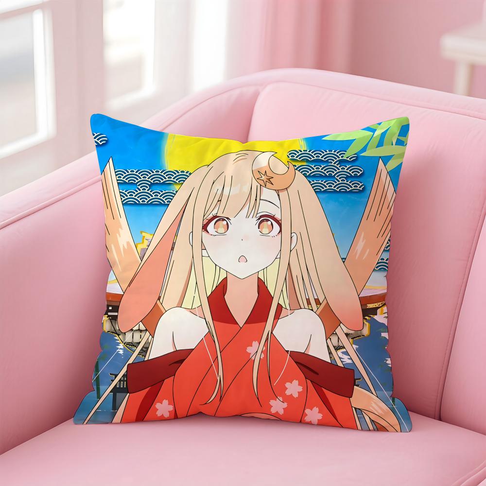 Anime Cosmic Princess Kaguya! Cushion Cover Eco-Friendly Odorless Healthy Pillowcase Soft & Comfortable Kid-Safe No Filling