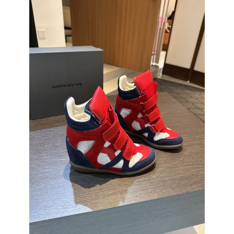 New, inner heightening shoes women`s high-top
