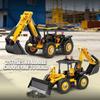 City Construction Engineering Building Kit Tractor Excavator Loader Mining Truck Assistance Vehicle Blocks Toy Collectible Gift