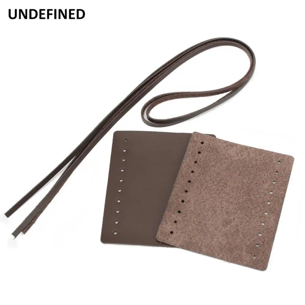 Kryt stupaček motocyklu Vintage PU kůže Obal stupačky pro Harley Indian Chief Classic Touring Cafe Racer Chopper Bikes