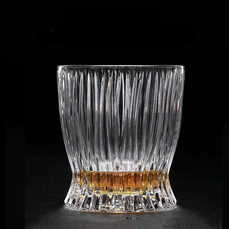 Creative Whiskey Glass for Men and Women In Bars Korean European Thick Crystal Glass for Drinking Water Juice Alcohol Cup Set