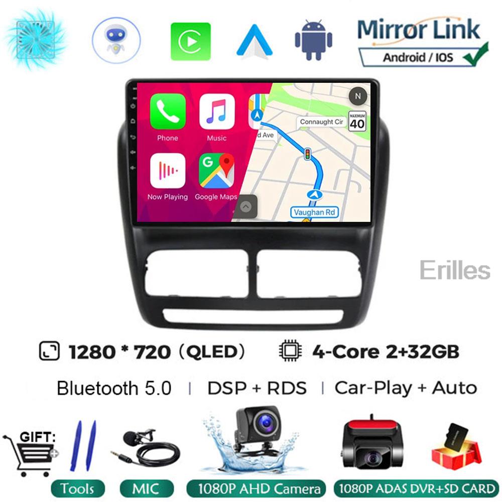 Android 14 Car Radio For FIAT DOBLO / OPEL COMBO TOUR 2010-2015 GPS Navi 1280*720 QLED DSP Carplay Multimedia Player NO DVD