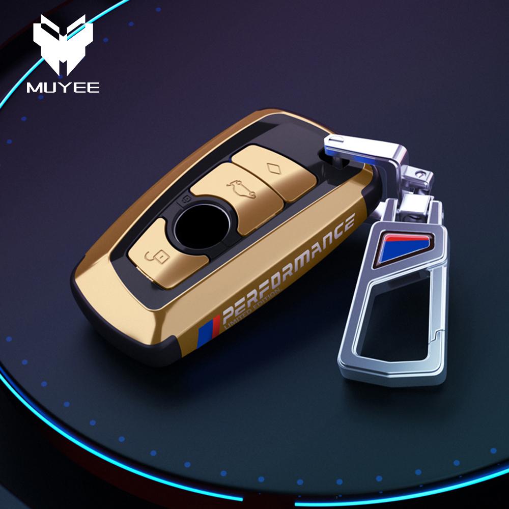 Car Remote Key Case Cover Holder Shell Bag Fob For BMW F20 F30 F31 F34 F10 F11 F25 I3 M3 M4 F15 F16 3 5 Series GT Accessories