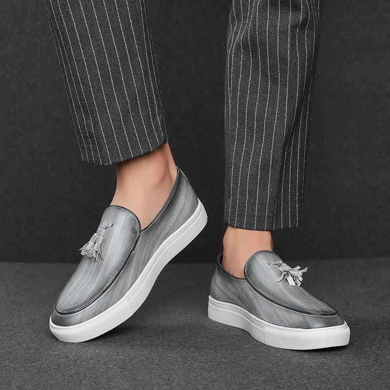Men's Board Shoes Designer Comfortable Minimalist Style Office and Work Plus Size Leisure Party Outdoor Street Walking Slip On