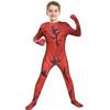 Kids Venom Costume Set with Mask, Premium Lycra 3D, Red 120cm, Ages 4-5