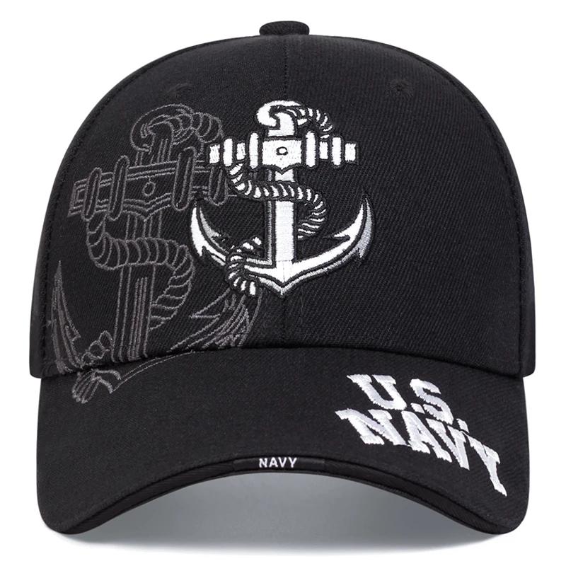 Unisex Anchor Embroidery Baseball Caps Spring Autumn Outdoor Adjustable Casual Hats Dad Hat Sunscreen Hat