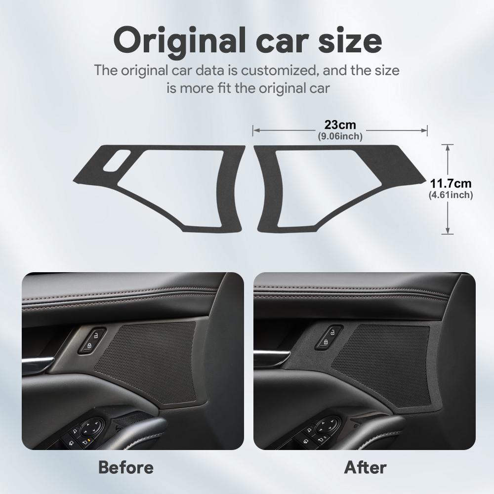 Top Suede Trim LHD RHD Sticker For Mazda 3 Axela BP 2019 2020 2025 2025 2025 2025 2025 Car Door Horn Button Frame Accessories
