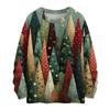 Women's Casual Long Sleeve Woolen Christmas Sweatshirt Fall  Vacation Long Sleeve Pullover