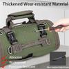 Roll-up Toolkit, Heavy-duty Portable Soft Tool Storage, Foldable Empty Roll-up Storage Bag with Small Pocket, Official Rollable Toolkit