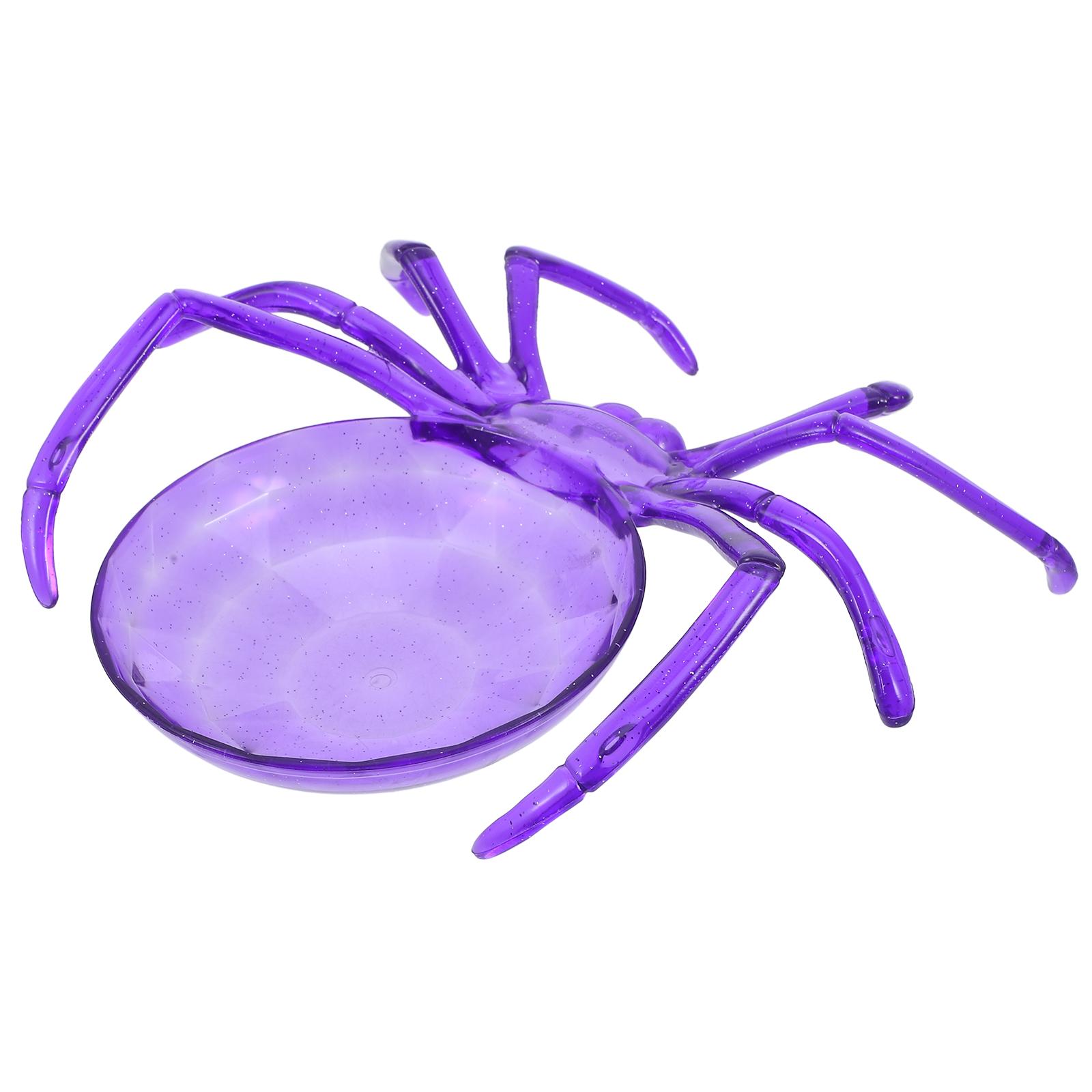 Spider C Reusable Food Plate ABS Sturdy Party Fruit Reusable Dessert Tray Fruit Serving Tray Serving Display Cake Snack