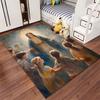 Holy Mary with Children Scene suitable as a non-slip mat for the living room or bedroom sofa