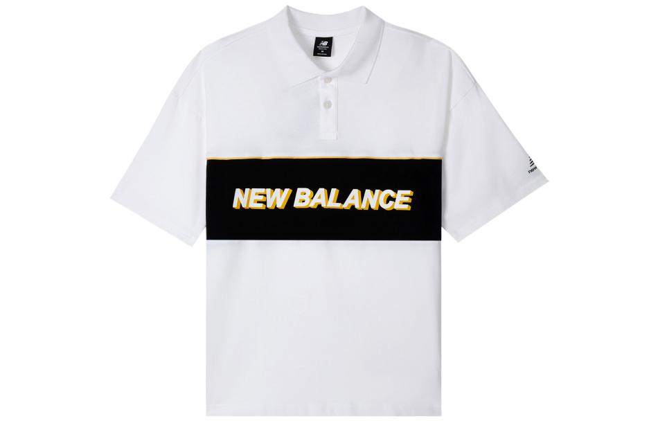 New Balance Polo Shirt Men s White AMT12376-WT M