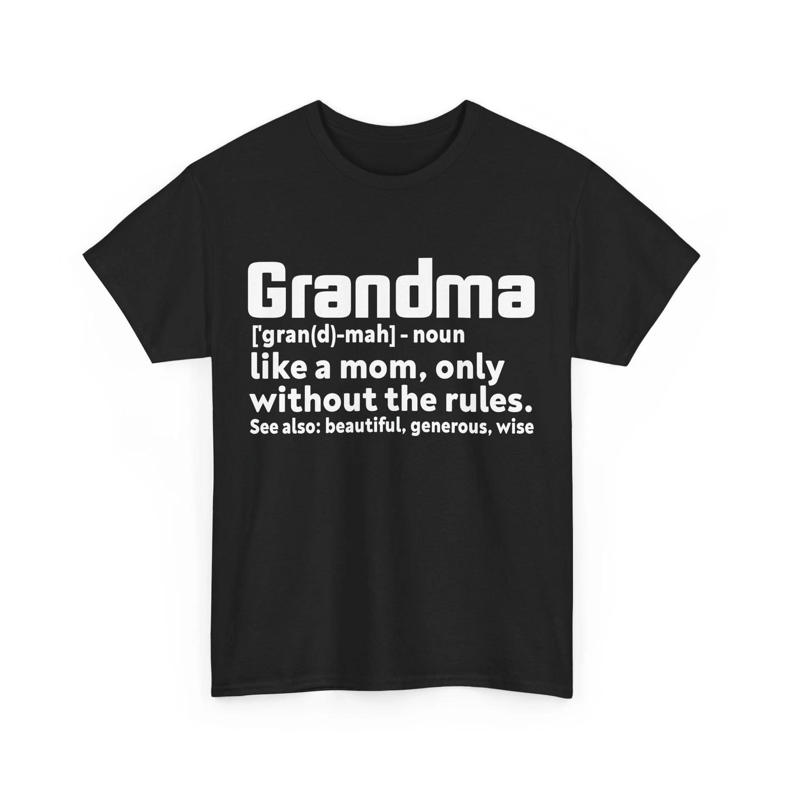 Grandma Shirt, Grandma Definition Granny Grandmother Funny T-shirt S