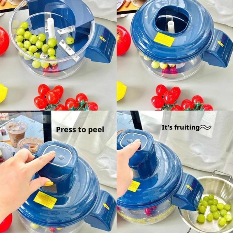 Electric Grape Skin Remover Food Safe Design Easy Operation Plastic Texture Suitable for Small Fruits Vegetables