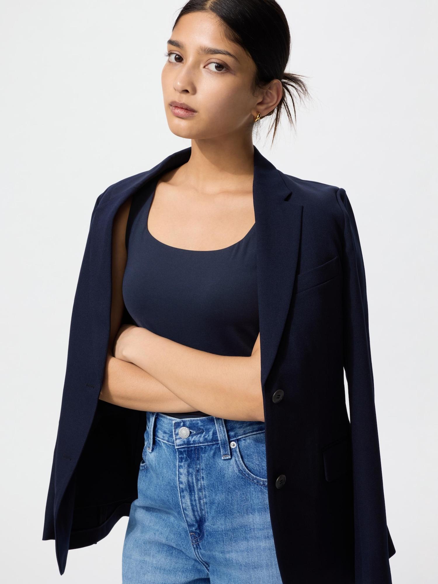 

Uniqlo Japan Air Rhythm Bra Майка 69 NAVY/3XL