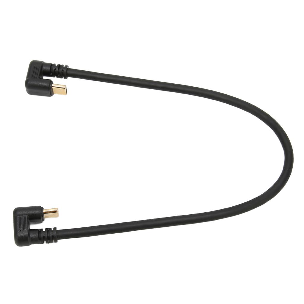 Datenverlängerungskabel 10Gbps Vergoldet Schnell Winkel Stecker auf Stecker USB 3.1 Typ C Kabel 11,8 Zoll