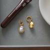Yori Hot Style Resin Pearl Drop Earrings Waterproof Metal 18K Gold Plated Simple Daily High Quality Jewelry Gift 2025