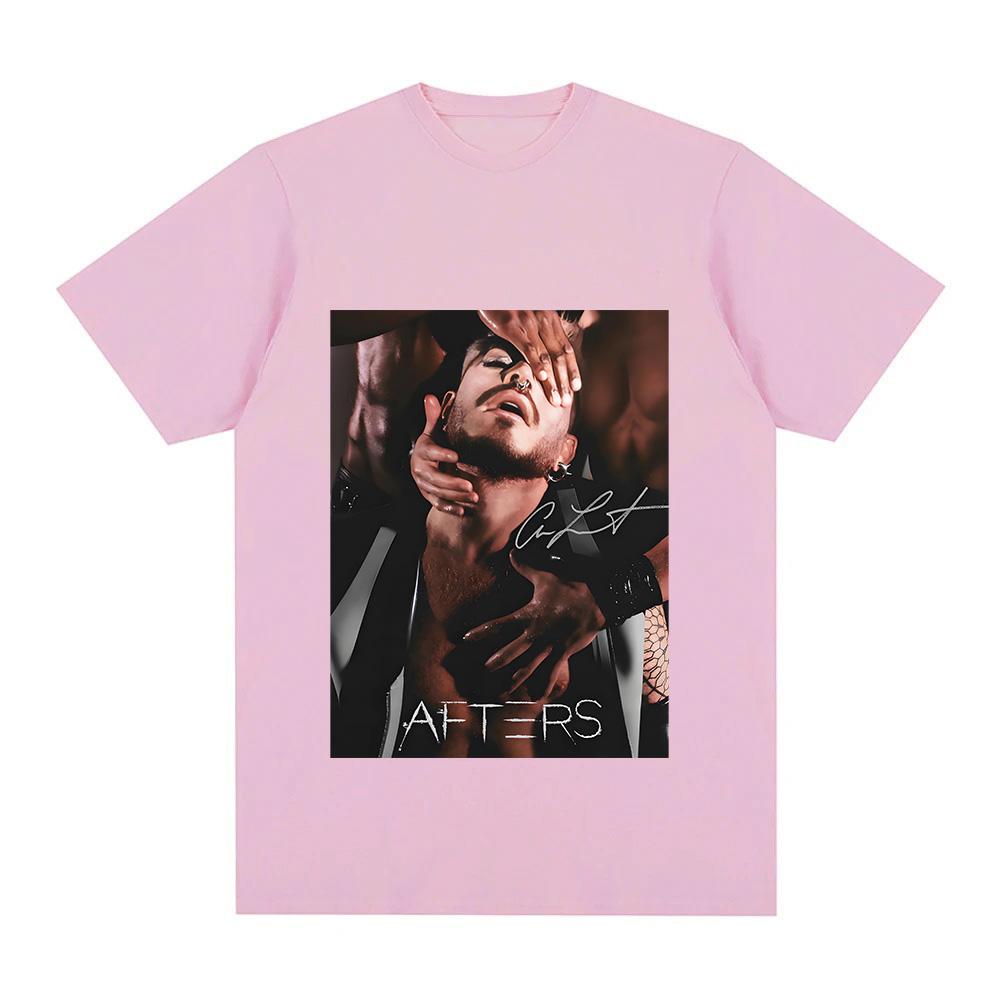 Adam Lambert T-Shirt Fashion Round Neck Short Sleeve Tops Casual Cotton Clothes Summer Unisex Tees