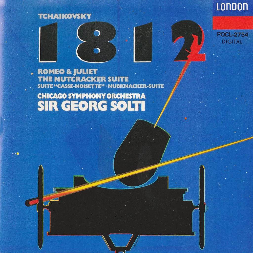 CD CHICAGO SYMPHONY ORCHESTRA TCHAIKO  Tchaikovsky Overture 1812  POCL2754  Japan Classical Used