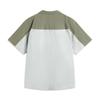 Li Ning CF Sport Casual Simple Loose Color Block Short Sleeve Shirt Men Shirts Green ASHV051-3