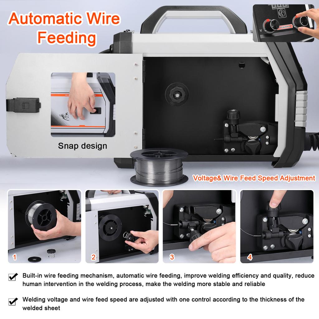 Multifunctional 4in1 MIG MMA MAG TIG 160C Inverter Welders Multipurpose Portable Electric Welding Machine Intelligent