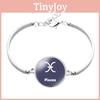 Unique 12-star Sign Alloy Bracelet Unisex Fashionable Minimalist Astrology Jewelry