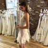Abito da sera da donna con paillettes, soffice pelliccia, senza maniche, spalle scoperte, attillato, senza schienale, per ballo di fine anno, mini abito da sposa.