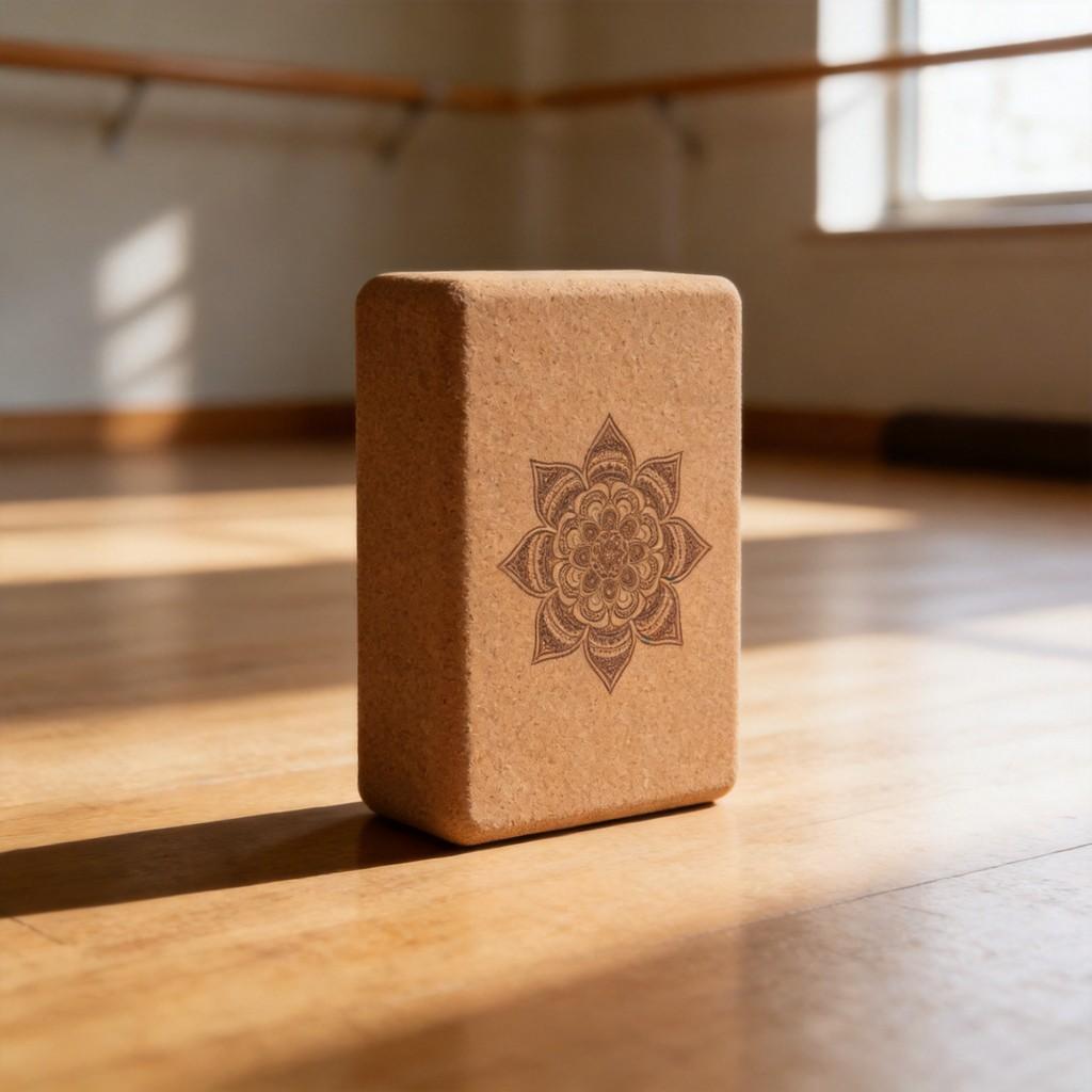 Yoga Brick High Density Non Slip Foam With Mandala Design For Fitness And Massage