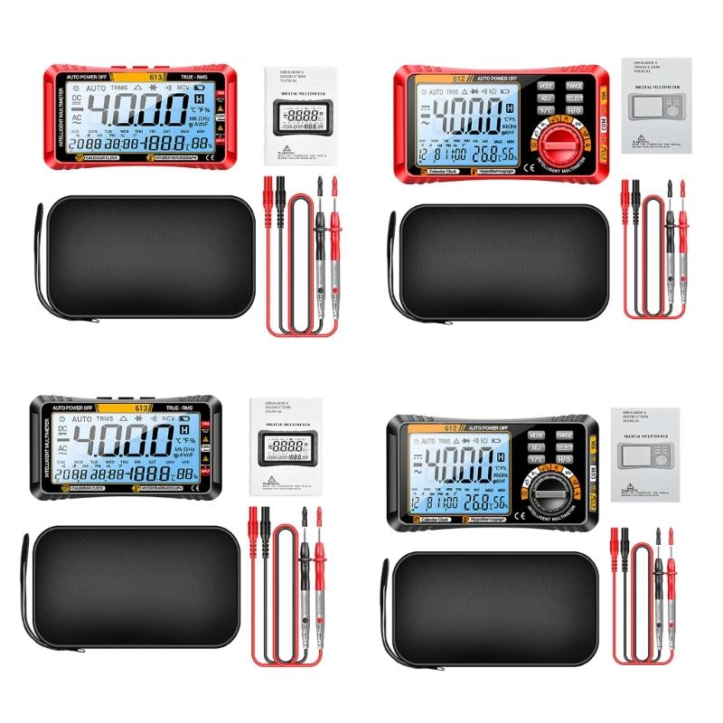 Current Tester 4000 Count Multimeter Multi Tester with Backlit Temperature Humidity Measuring