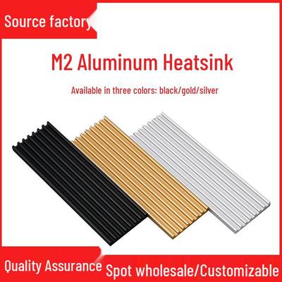 M.2 2280 Aluminum Alloy SSD Heatsink with High Thermal Conductivity