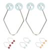 2 Pairs Dimple Maker Portable Easy To Wear Smile Beauty Dimple Exerciser for Cheek Face