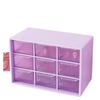 Boîte de Rangement de Bureau de Luxe pour Maquillage, Nail Art & Bijoux – Conception à Tiroirs Neuf Grilles