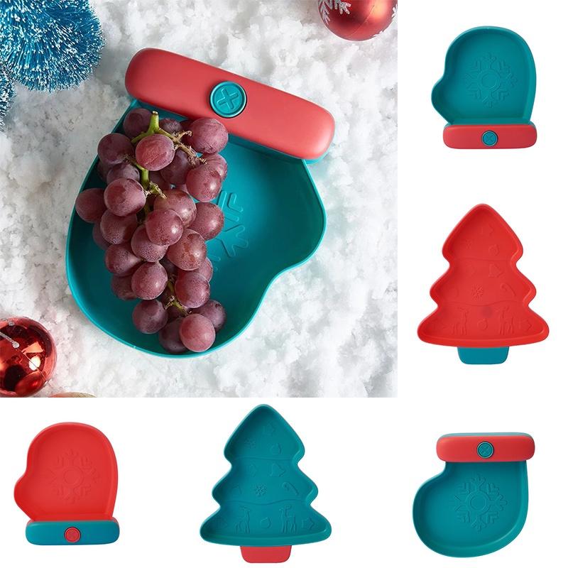 Spacious Christmas Candy Tray For Holiday Snacks Easy To Use And Environmentally Friendly