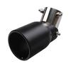 Universal Fit for Car SUV Single Rolled Edge Exhaust Pipe Tip with Bolt-On 63mm/3.5"89mm Stainless Steel Exhaust Tip Adjustable