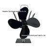 Heat-Powered 4-Blade Wood Fireplace Fan