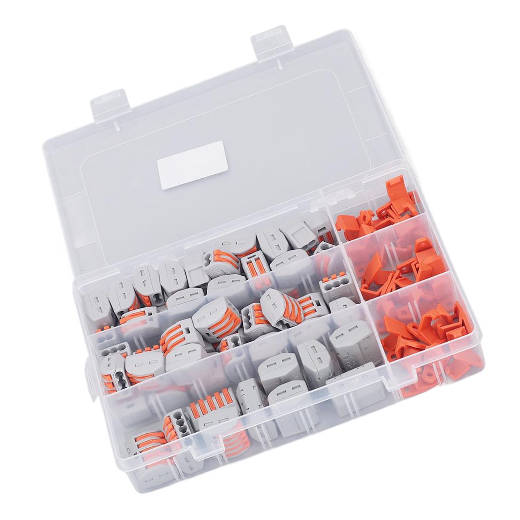 Press Type Wire Connectors Compact Splicing Terminal Assortment Kit Quick Connect Electrical