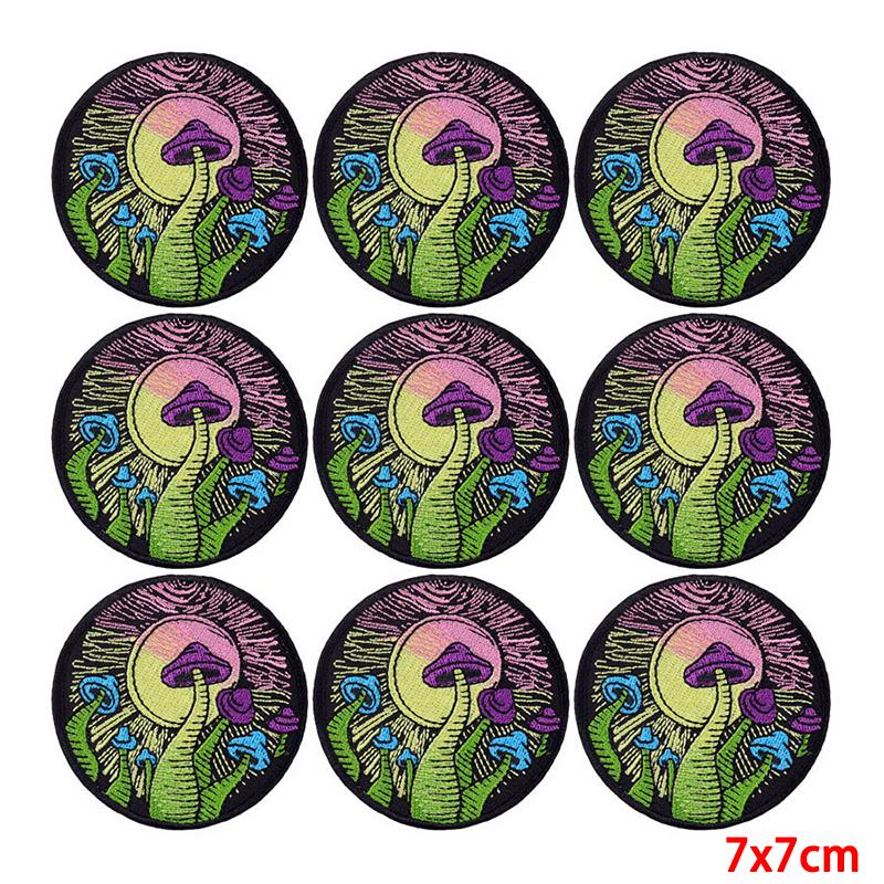 10 teile/los Großhandel Stickerei Patch Eisen Auf Patches Für Kleidung Patches Auf Kleidung Jacken Dekor Applikation Nähen Liefert