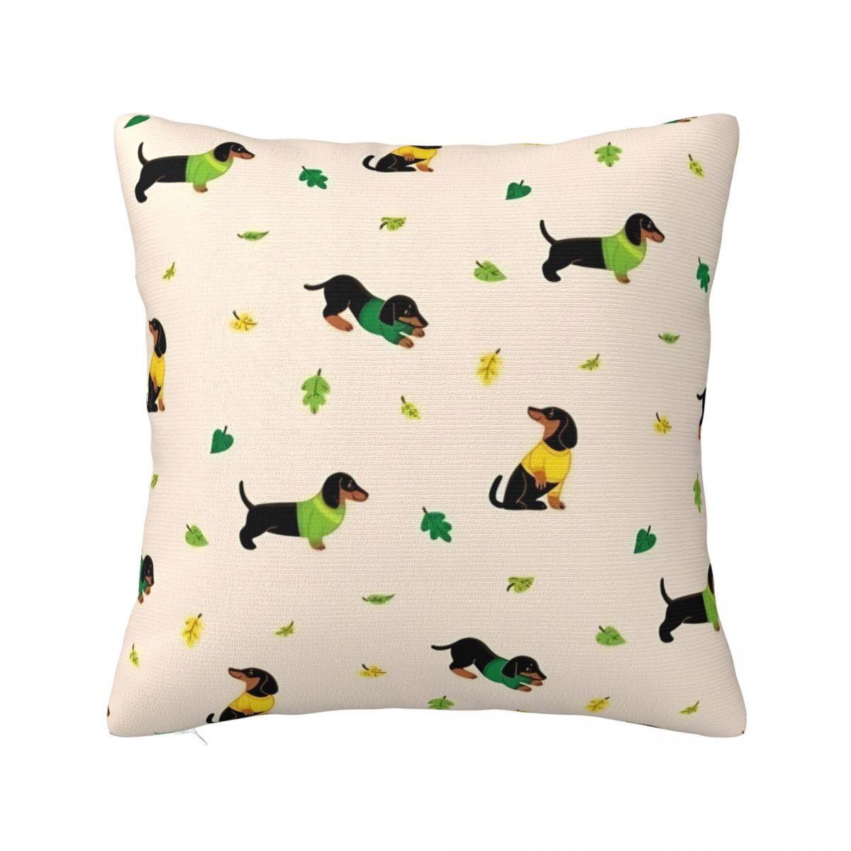Dachshund Throw Pillow Cover Throw Pillow Dogs Animal Fashion Cushion Covers 30x30cm 12x12in